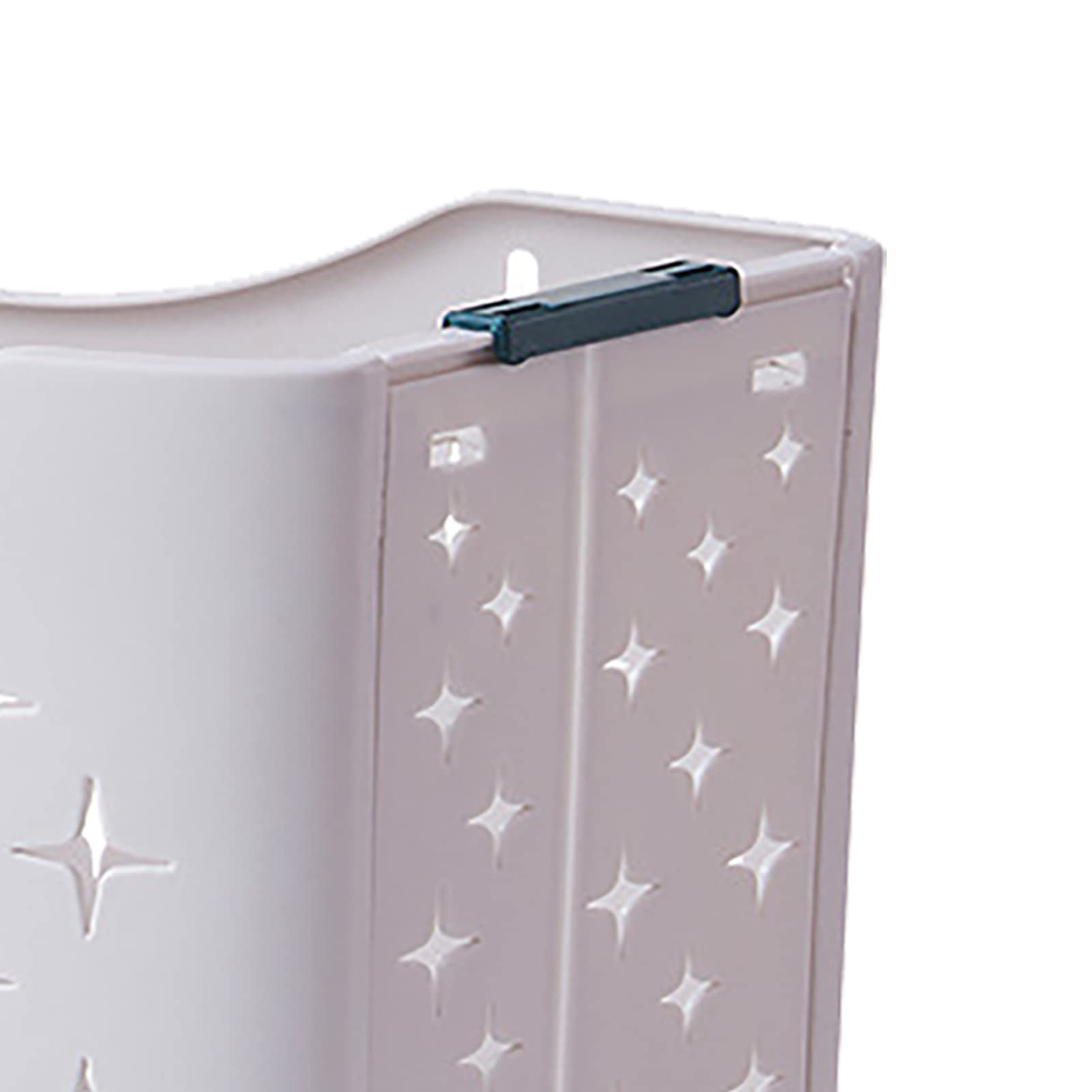 Cesto Portabiancheria Pieghevole Organizzatore di Stoccaggio Pieghevole Portatile per Casa e Hotel Materiale PP Impermeabile di Grande capacità (Combinazione Blu Mare)