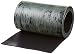 SBR (Styrene Butadiene Rubber) Sheet, 70 Shore A, Black, Smooth Finish, No Backing, 0.062" Thickness, 4" Width, 36" Length