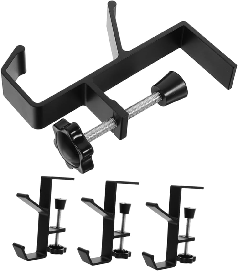 Zerodeko 4pcs Garland Stocking Hanger No Drill Mantel Hooks Fireplaces and Doors Decor Adjustable Heavy Duty Hangers