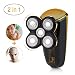 Dee Banna Wet Dry Electric Rotary Shaver,Cordless Waterproof Razor Bald Head Shaver with 5 floating head fast USB Recharge Security Lock Mode for Men Travel Or Home Use