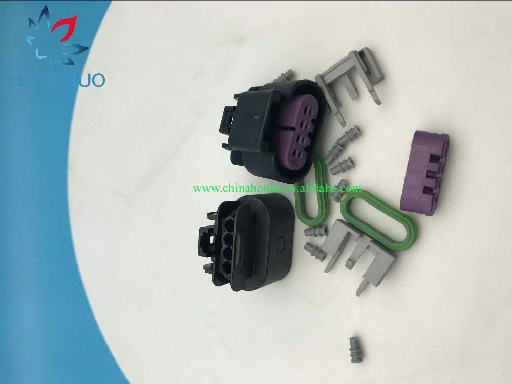 Davitu Cables, Adapters & Sockets - GT Series 4 Pin 15487756 Female Sealed Waterproof Automotive Car Wire Side Oxygen Sensor Connector Auto Plug - (Color Name: 100sets)