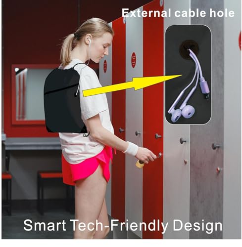 20PCS Drawstring Bag Sports Gym String Backpack Bulk Cinch Bag Sackpack with 2 layer Zip pocket for Yoga Gym Traveling (20, black)3