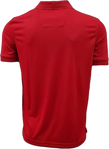 Miniatura 2 de Nautica Nav Tech Performance Polo para hombre (L, rojo Nautica Red), Rojo náutico