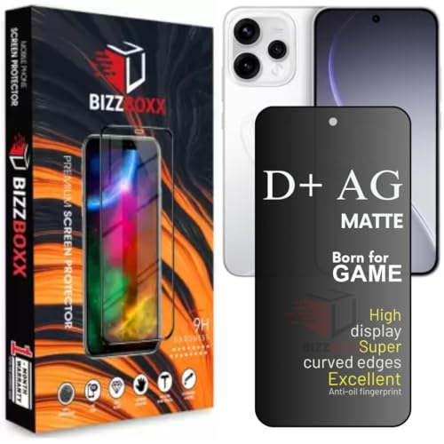 Image of D+ AG Matte Tempered Glass Screen Guard Protector Compatible With OPPO Reno 15c 5G Anti Fingerprint Gaming Special Temper With Camera Cut (Reno 15 C - 6.59 Inch)- Pack of 1