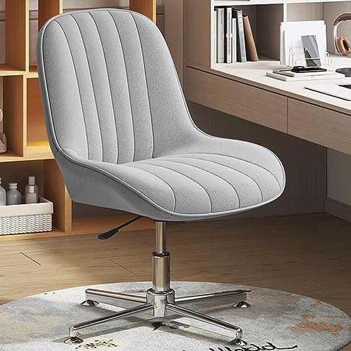 Chaise d'ordinateur réglable en hauteur pivotante dossier haut