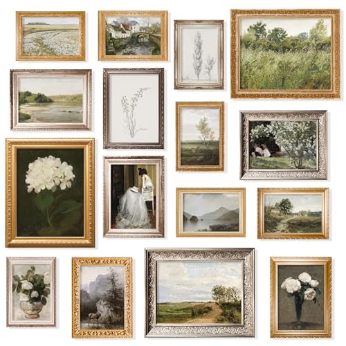 97 Decor Vintage Wall Art Prints - 16 Pcs French