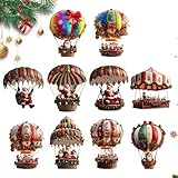 Cohésion Festive Garantie: Cet ensemble de 10 décorations de sapin de Noël assure une display cohérente avec des motifs constants, intensifiant l'atmosphère des fêtes et offrant une esthétique accueillante pour les maisons, les fêtes ou les occasions saisonnières spéciales. Ces ornements de Noël procurent une décoration unifiée qui embellit tout espace, apportant une ambiance festive et engageante pour des moments mémorables en famille ou entre amis.