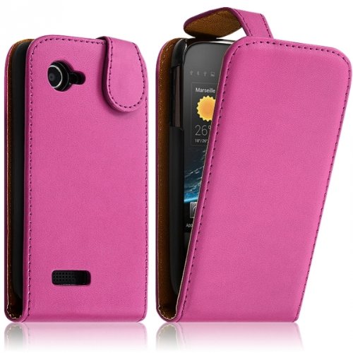 Seluxion - Housse Coque Etui de Protection pour Wiko Cink Slim/Slim 2 Couleur Rose Pale