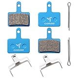 Paquete: 2 pares Corki 2 Pares Bicicleta Pastillas de Freno Semimetálica para Shimano M355 M375 M395 M415 M416 M416A M445 M446 M447 M465 M475 M485 M486 M495 M515 M515LA M525 M575 M975 C501 C601 T615 T675 B01 B01S