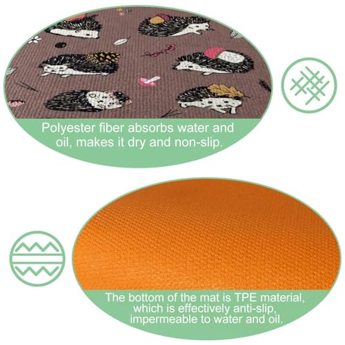 Alfombrillas de cocina absorbentes para evitar resbalones VAPOKF 6