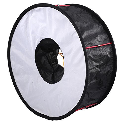 Une Meilleure 45 cm easy-fold Bague diffuseur de flash Softbox Réflecteur pour macro Shoot pour Canon Nikon Pentax Olympus Metz Speedlight