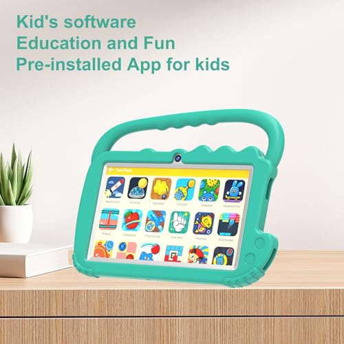 Tablet infantil de 7 polegadas, tablet Android 12 para crianças, 4 GB de RAM 32 GB ROM, tablet infan