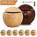 Produktbild #BePositive Umidificatore, Vaporizzatore, Diffusore di Oli Essenziali Legno USB Con Cambio Di 8 Luci Led Portatile Auto Ufficio Casa Camera da Letto Bambini Adulti (legnochiaro)
