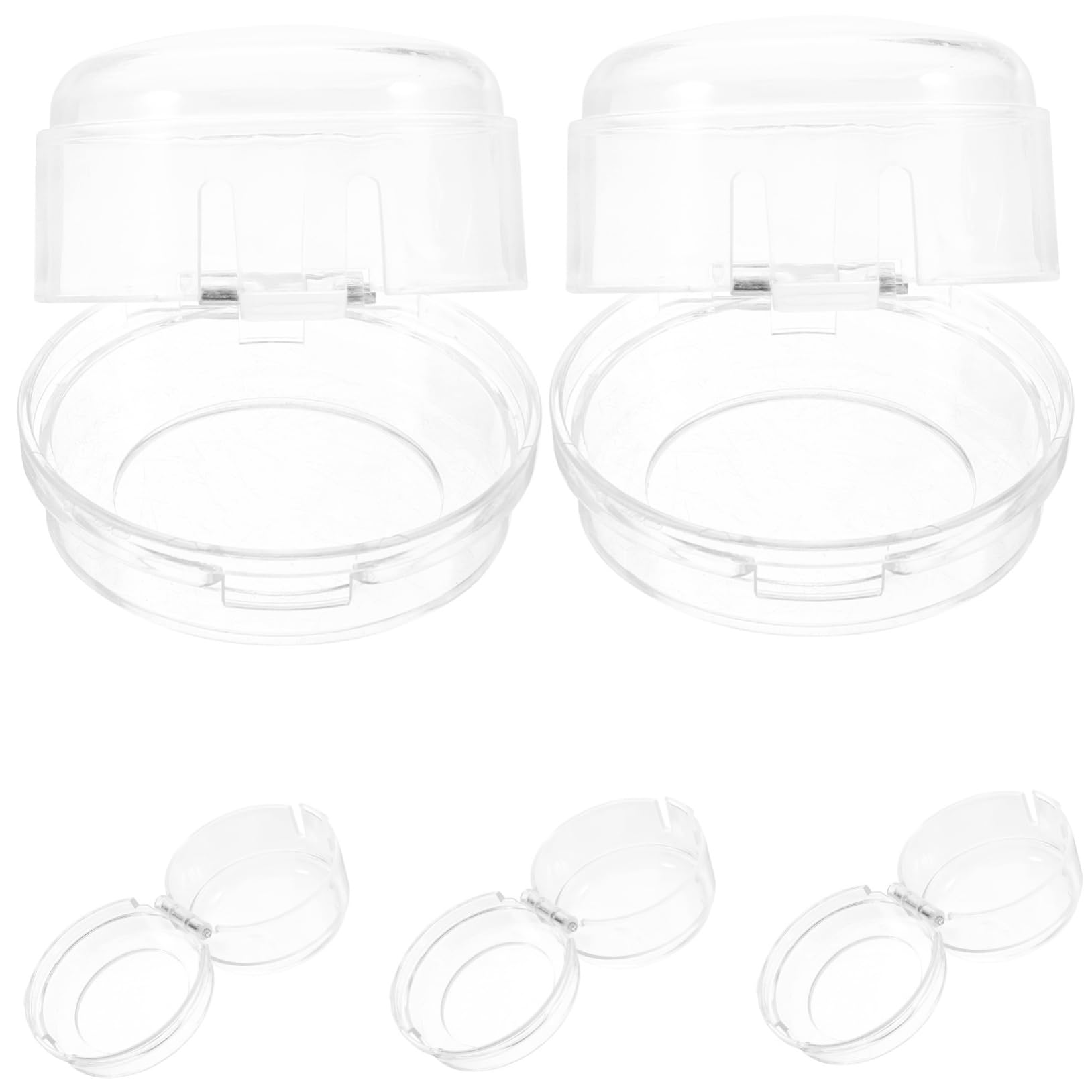CIMAXIC Stove Knob Covers 5pcs Universal Fit Gas Stove Safety Guard Stove Protectors Child Proofing Kitchen Gas Safety Case