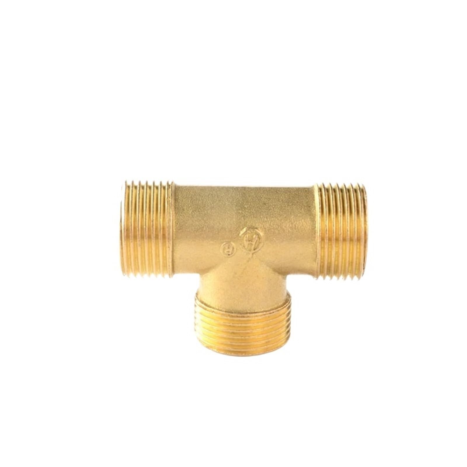 10 unids/lote SM1013 conector reductor de latón en T 1/2 3/8 3/4 for junta de conector de calentamiento de agua(FMF 1-2inch)
