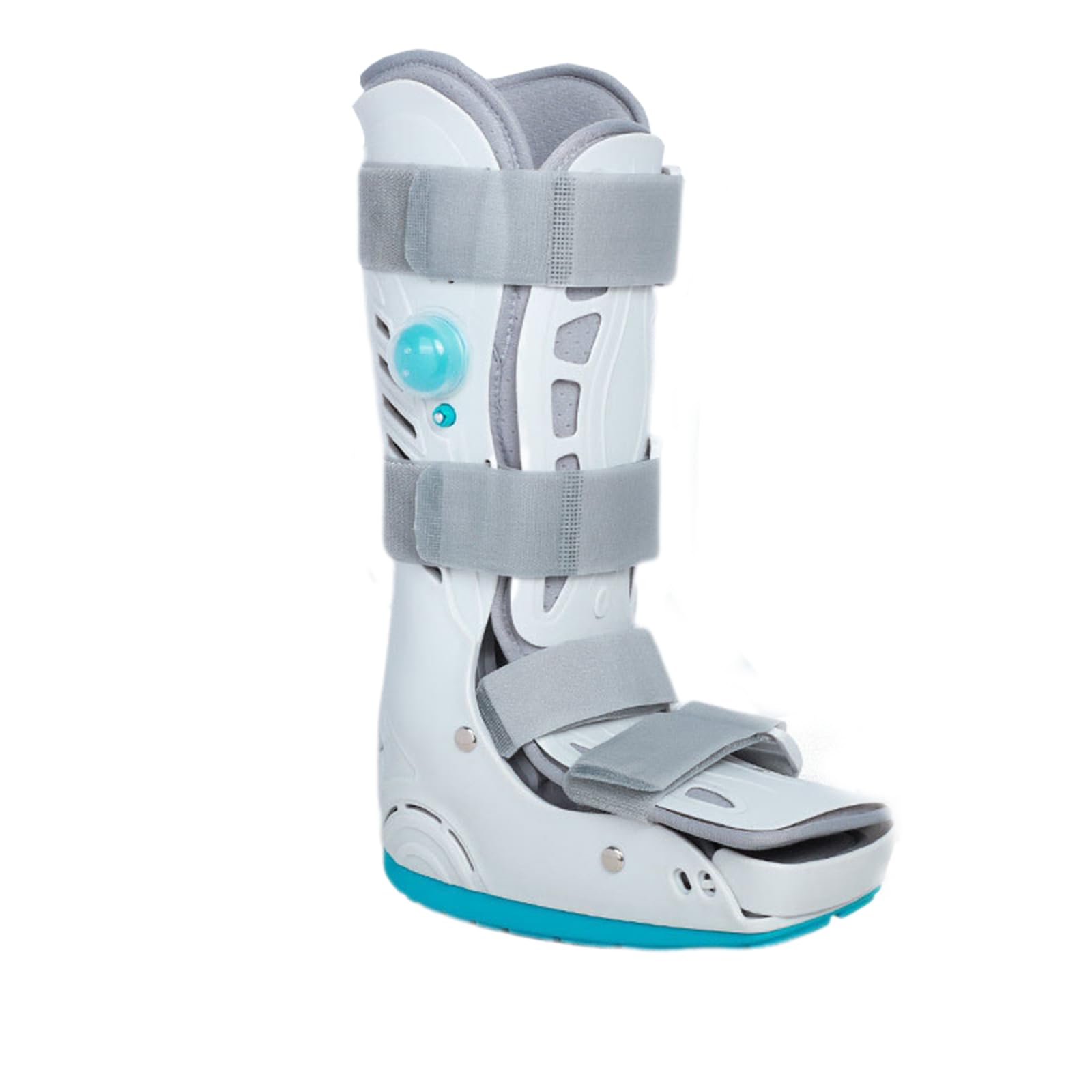 SFKLYU Ortesis de Pierna, Bota Inflable para Caminar, Férula Nocturna para Fascitis Plantar, para Lesiones de Tobillo O Pie, Bota para Fracturas,Left,M