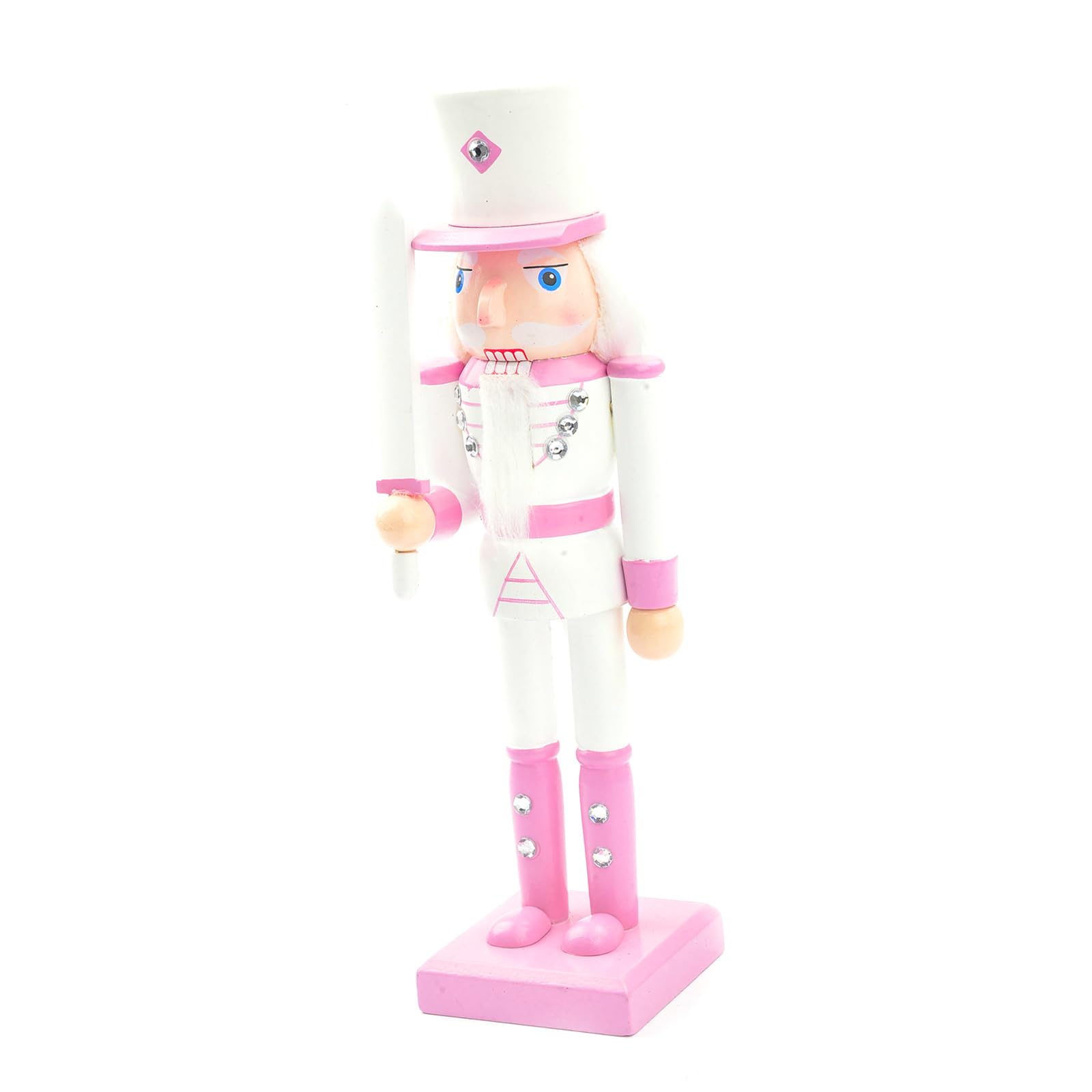 Tsophreniq Delicate Nutcrackers Soldier Display Elegant 50CM Nutcrackers Soldier Statue for Christmas Decoration and Gift Wood