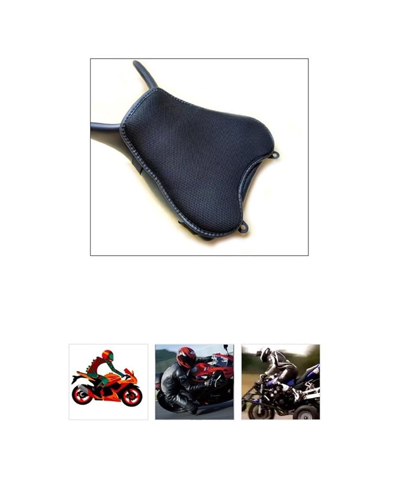 Coprisella per moto sportiva Cuscino del sedile di raffreddamento per moto Coprisedili traspiranti in rete universale per biciclette Coprisedile per Protezione antipolvere