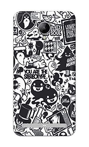 Image of Printed Hard Back Cover Case for Lenovo C2 k10a40 Back Cover (Mixed Cartoon) -1302