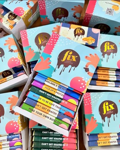 Fix Dubai Chocolate A Box of 6 Containing 1 of Each