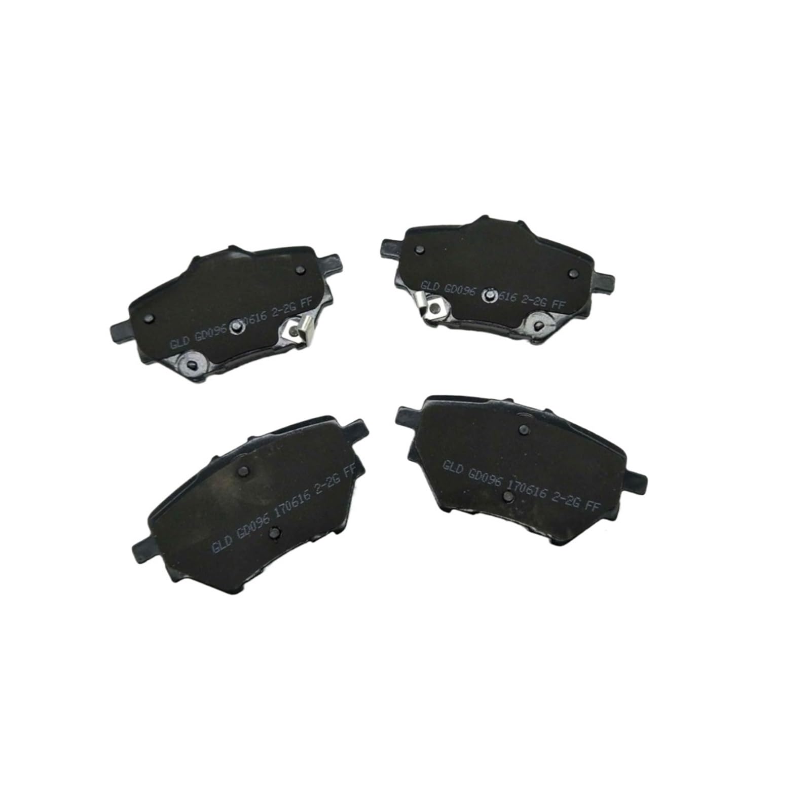 Pastillas de freno delanteras y traseras for Great for Wall for Haval H2 1.5T, juego de pastillas de freno de disco de cerámica de bajo ruido(Rear)