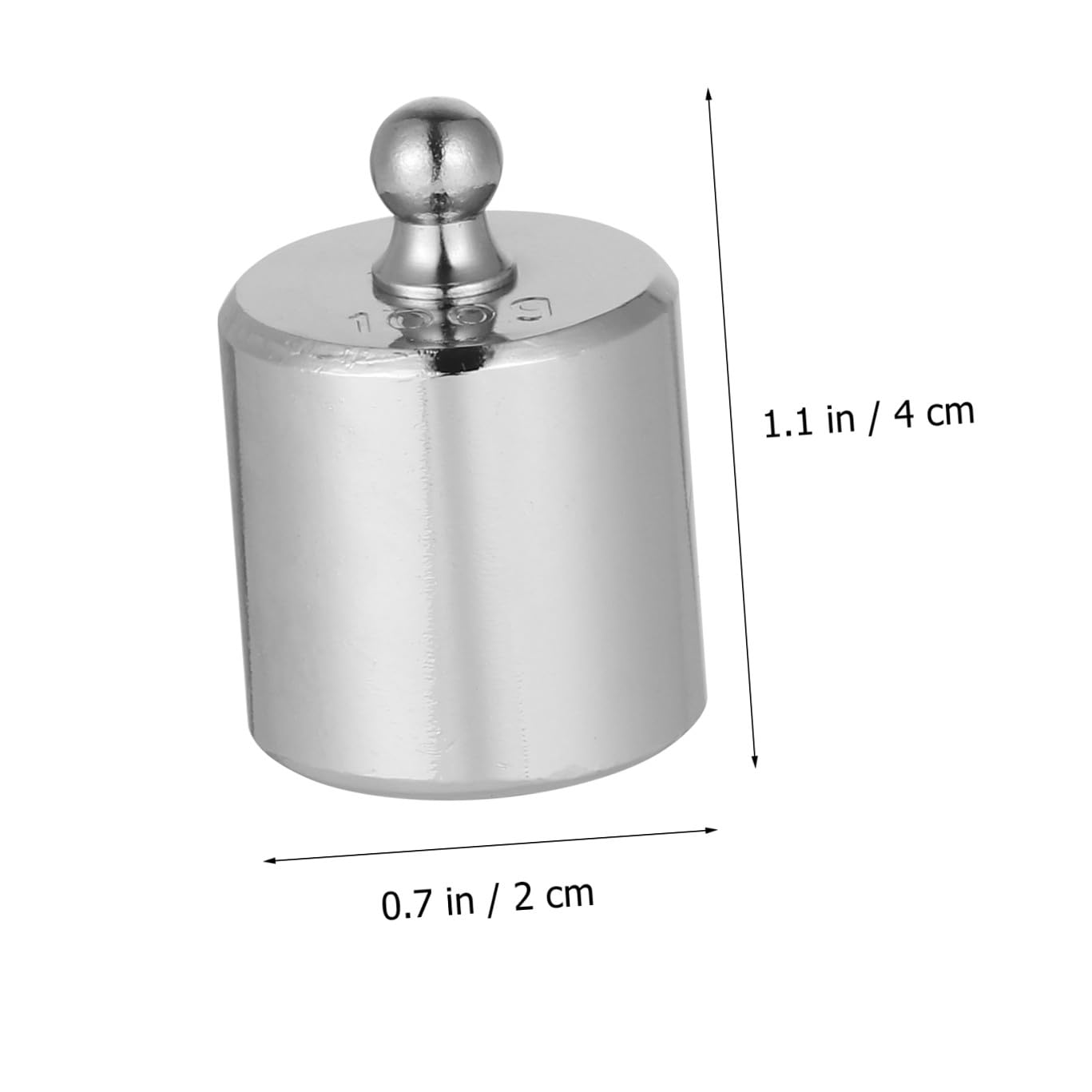 VALICLUD Lot de 3 Poids D'étalonnage Chromés M2 100 G en Acier pour Balance Numérique, Instrument Pédagogique, Accessoires Précis pour Balances Électroniques et Laboratoire Scientifique