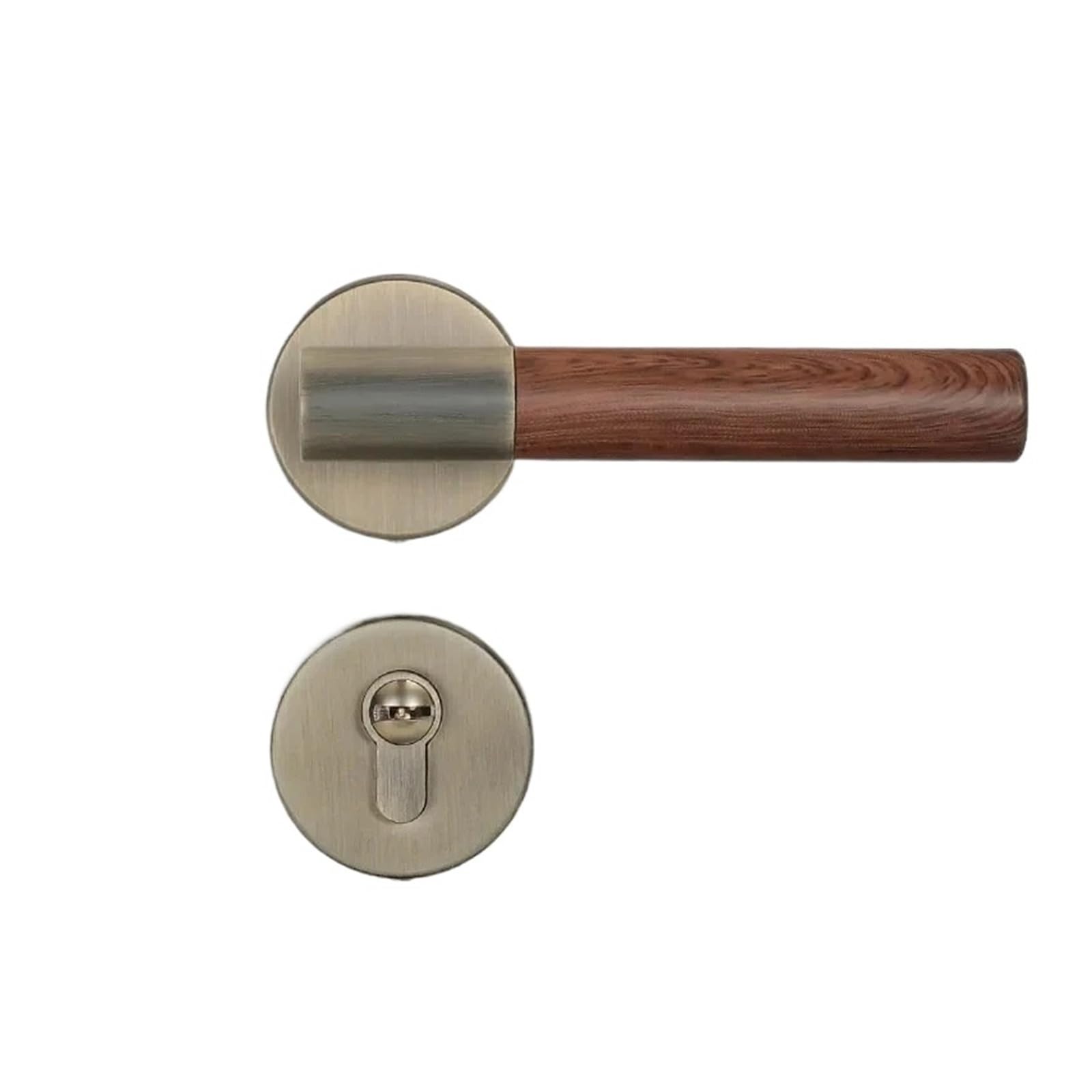Sjloynwq B1_58mm 1 Set Of Zinc Alloy Door Locks, Silent Handles, Indoor With(B1_58mm)