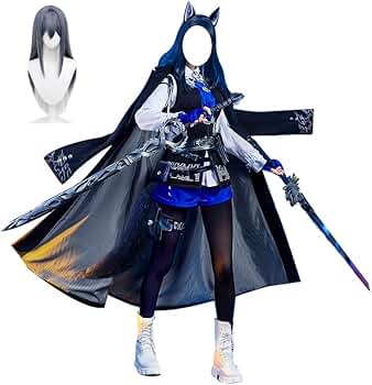 Amazon.co.jp: [Stiksy] アークナイツ 緘黙テキサスコスプレ衣装