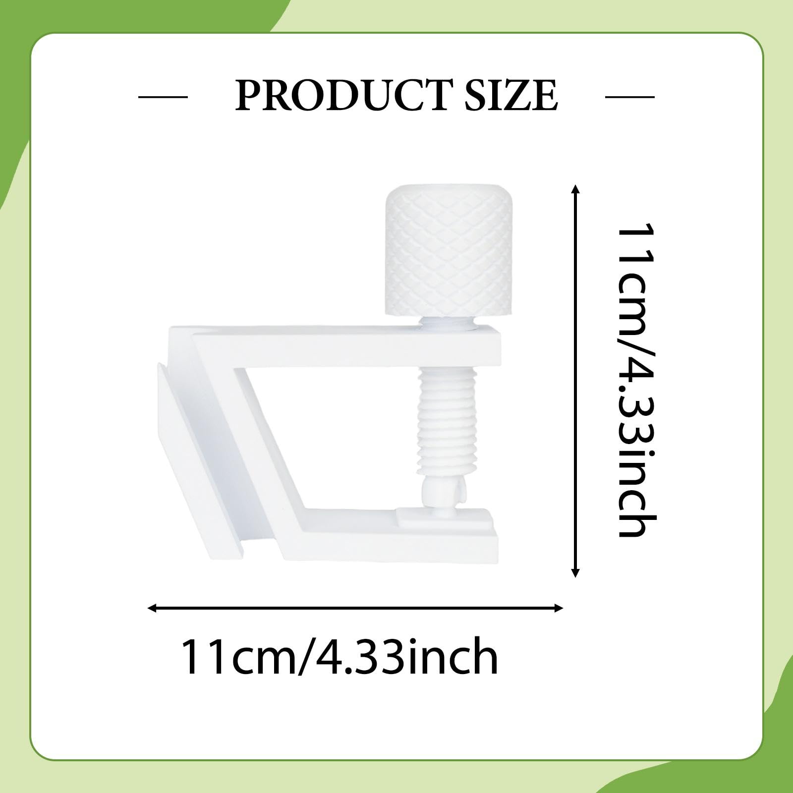 Milageto Support Tube pour Aquarium, Montage pour Aquarium, Accessoire Pratique et Multifonction, Blanc