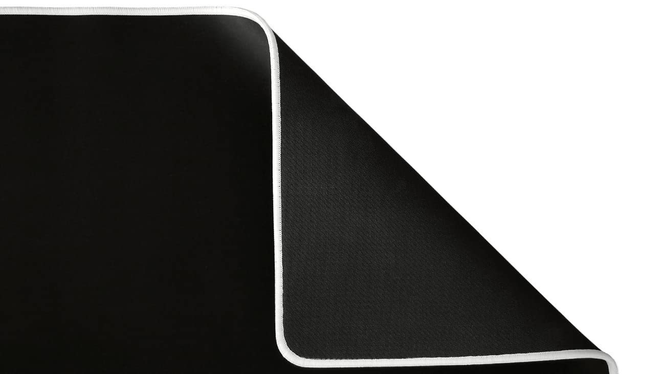 Mountain Glacier XL - Tappetino per mouse da gaming, con superficie morbida ottimizzata e impermeabile, bordi trapuntati e fondo gommato antiscivolo