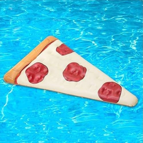 Piscine gonflable pizza grand format bouée adulte avec pompe électrique