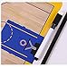 YIKANGHENG Basketball Coach Board, 11 Inch x 8 Inch Foldable PU Leather Wipable Coach Board with Eraser Marker Pen for Basketball Coach Teaching (1)