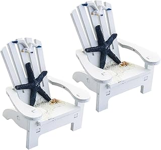 ibasenice 2 Pçs Mini Cadeira De Praia Artigos Para Casa Decoração Para Casa Decoração Para O Mar Artigos Para Casa Decoração Náutica Casa De Bonecas Decoração Móveis De Madeira Enfeites De