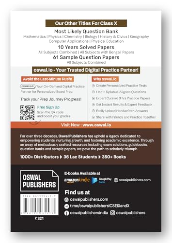 Image of Gurukul by Oswal ICSE Class 10 Geography Most Likely Question Bank for 2027 Exam | Chapterwise & Categorywise Questions, Competency Based Practice, 2025 Board Paper & SQP, MCQ Explanations