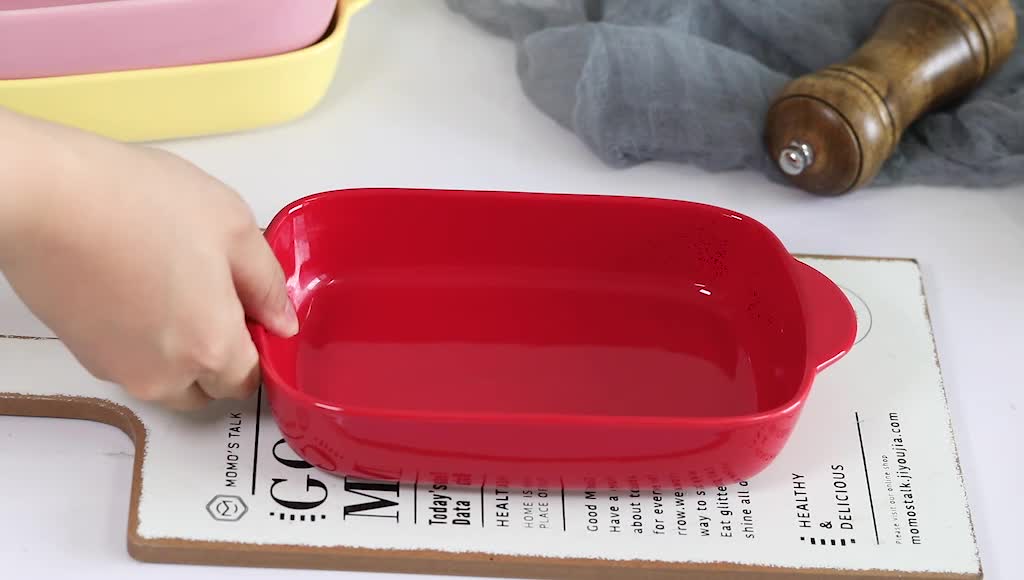 DOITOOL Plaque De Cuisson En Céramique Rose Pour Micro-ondes