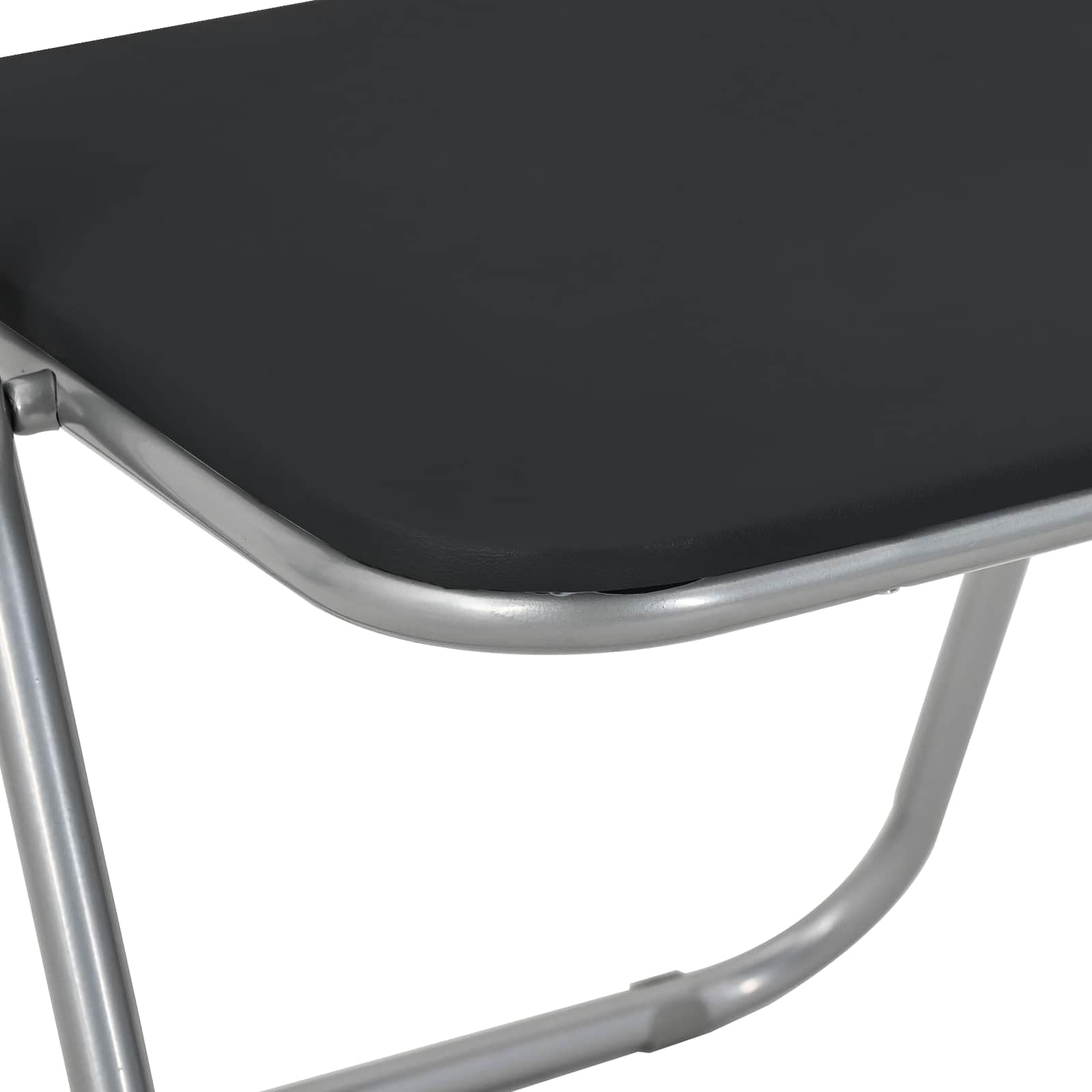 Juego de 8 sillas plegables, tapizadas, para comedor | Sillas plegables de cocina y comedor que ahorran espacio, con cómodo acolchado y estructura de acero resistente.