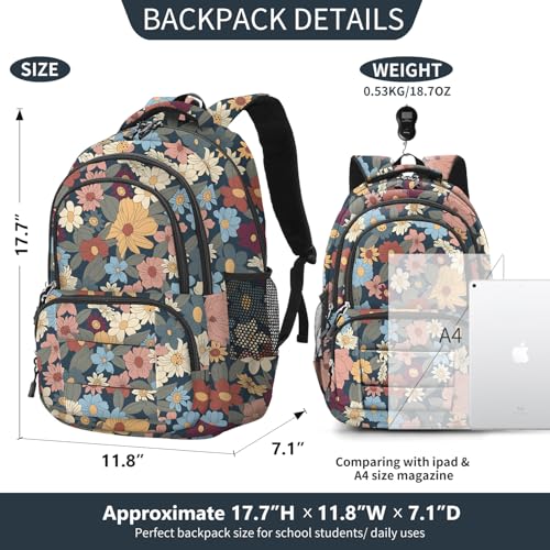 Image of rickyh style School Backpack Travel Bag for Men & Women Lightweight College