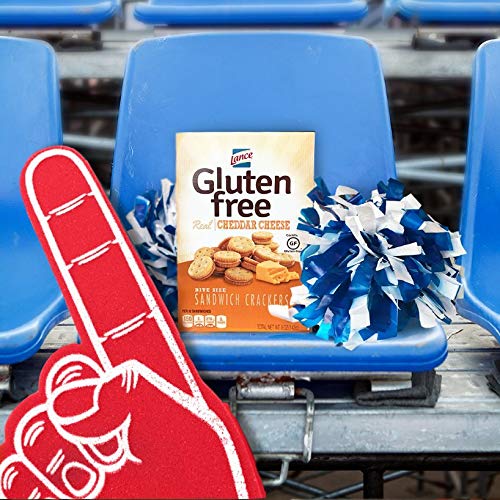 Lance Gluten Free Sandwich Crackers, Cheddar Cheese Bite Sized, 5 Ounce, 4 Count