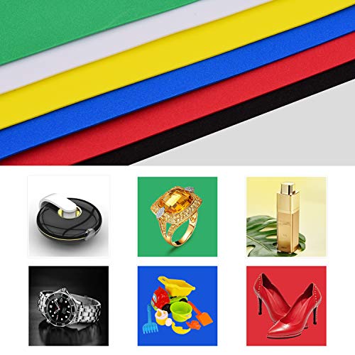 Tragbares Schießzelt 40 cm Photo Studio tragbar LightBox Photo Studio mit Hintergrund 6 Stück – Bild 6