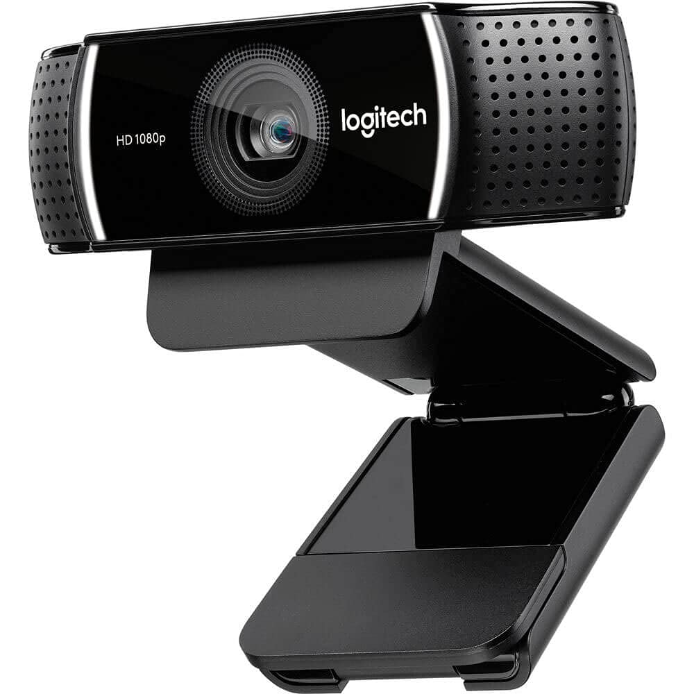 Logitech Digital C922 Pro Stream Webcam 1080P Camera for HD Video Streaming Recording 720P At 60Fps - Black-image-7