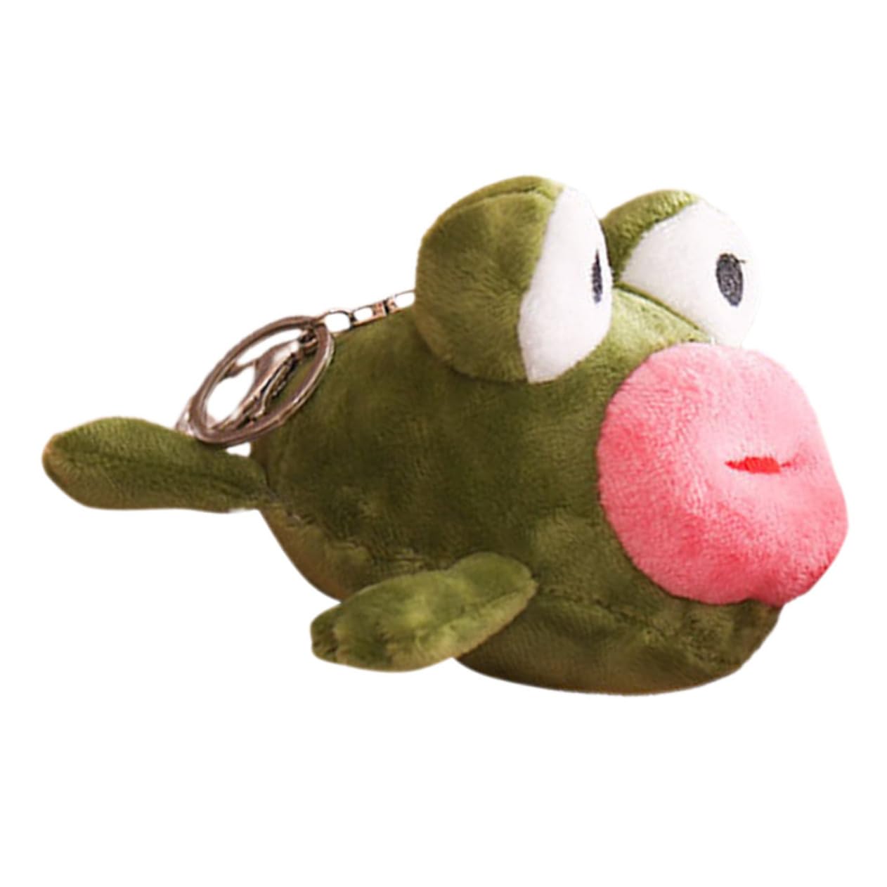 FRCOLOR Frosch Schlüsselanhänger Tierspielzeug Kuschelig Ausgestopfter Süßer Plüsch Schlüsselanhänger Tiere Frosch Plüsch Schlüsselanhänger Schlüsselanhänger Für Die