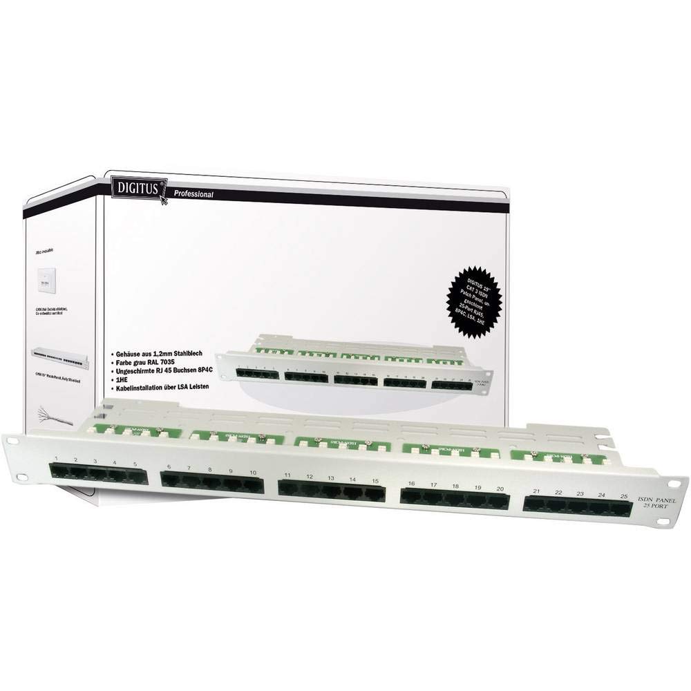 Digitus DN-91325-1 25 Port Cat3 Patch Panel