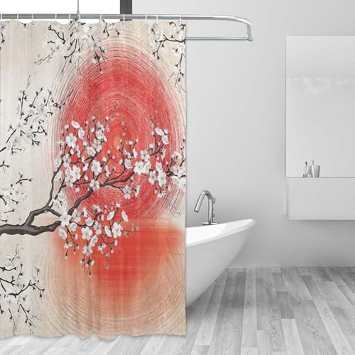 Rideau de douche polyester soleil 183x183 cm avec 12 œillets - 4