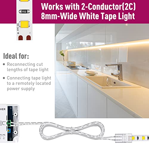 Tira LED EMITEVER COB 16.4ft Luz Blanca Cálida 2700K miniatura 2