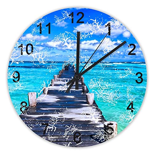Horloge murale silencieuse grand format pour stopper le tic-tac - 2