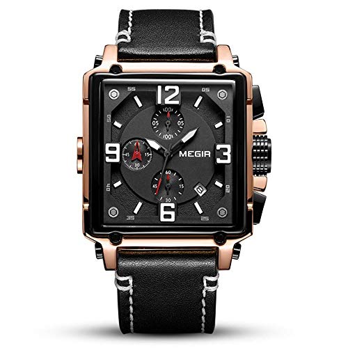 Montre vintage Luli Mode en cuir pour parfaire votre style masculin en réunion ou en soirée