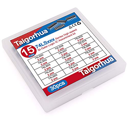 15 Types 74LSxxx Series Logic IC Assortment Kit, High-Speed Si-Gate,TTL, Low-Power Schottky Logic IC - Thumbnail 2