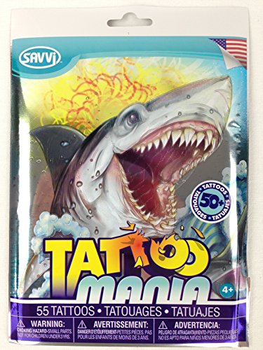 Savvi Tattoo Mania 50+ Temporary Tattoo Pack