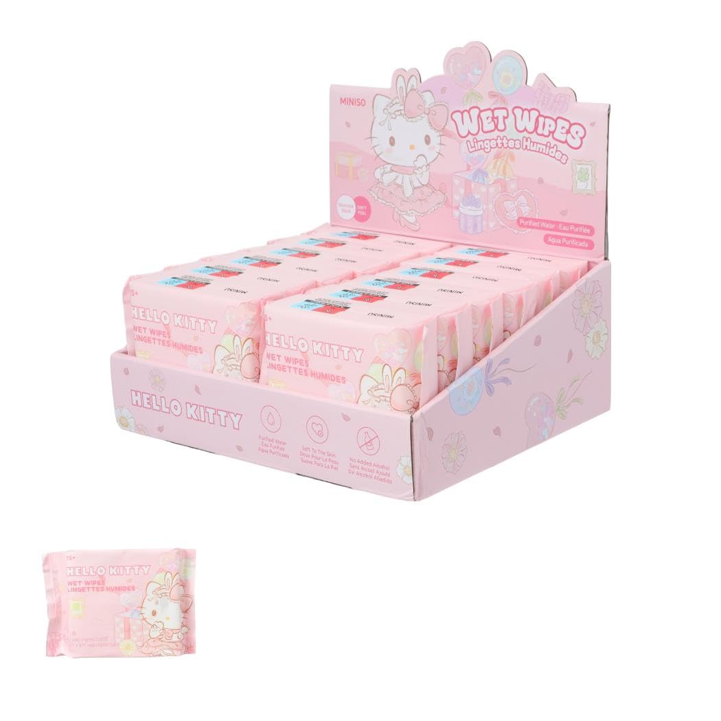 Hello Kitty Lisanslı Islak Mendil (20 Adet) by MINISO