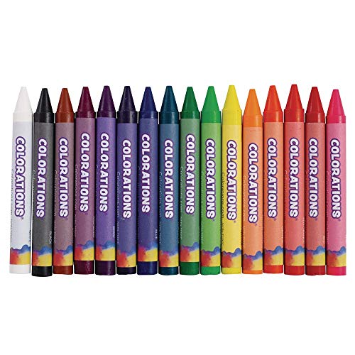 Colorations® Large Crayon Classpack, School Supplies, 16 Colors, 25 Of Each, Set Of 400, Large Size Easier To Hold & Draw, Crayons Glide Easily, Non Toxic Crayons, Kids Crayons, School Supplies #TOP3